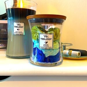 WoodWick Glass Storage Jar - Vanity, Plants, Pens